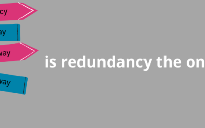 Is redundancy the only way?