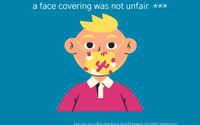 Can an employee be fairly dismissed for not wearing a face covering at work?