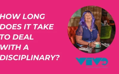 How long does it take to deal with a disciplinary?