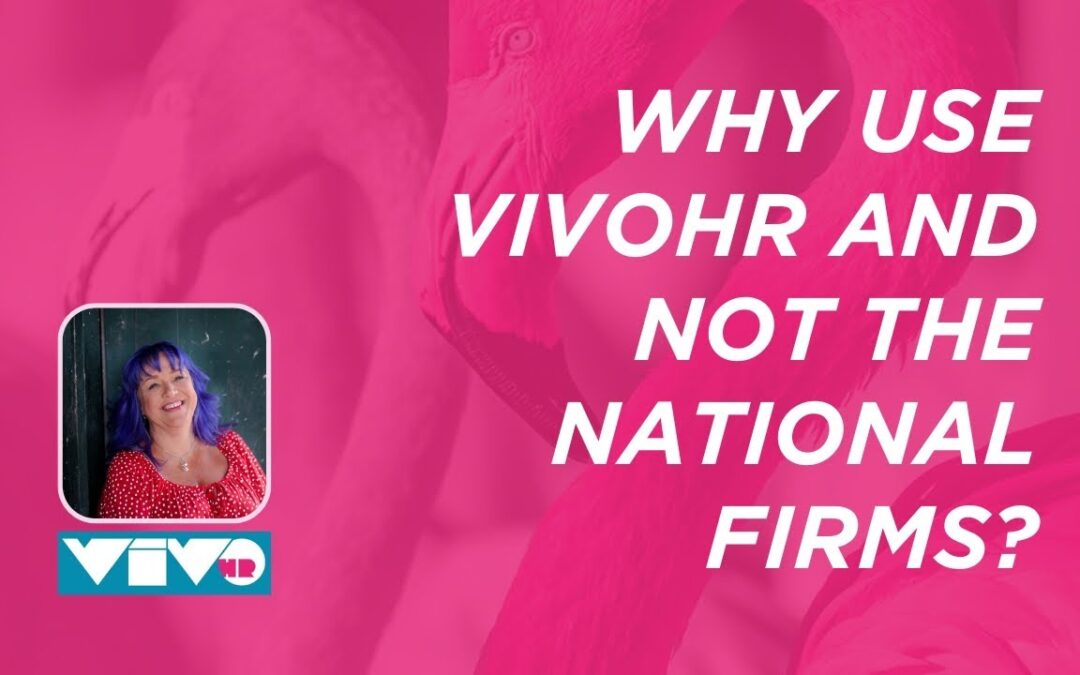 Why use vivoHR and not the national firms?
